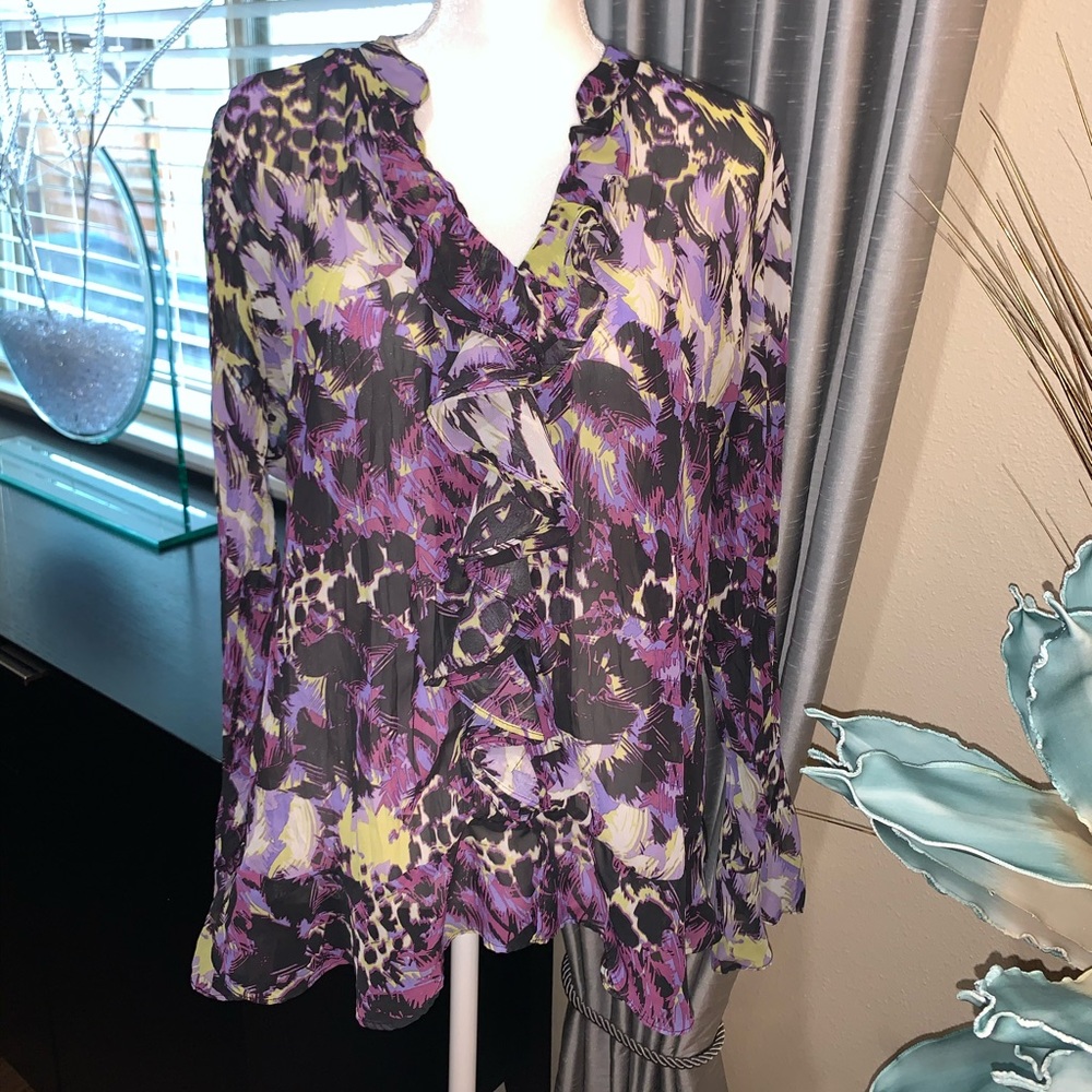 Style&Co colorful blouse